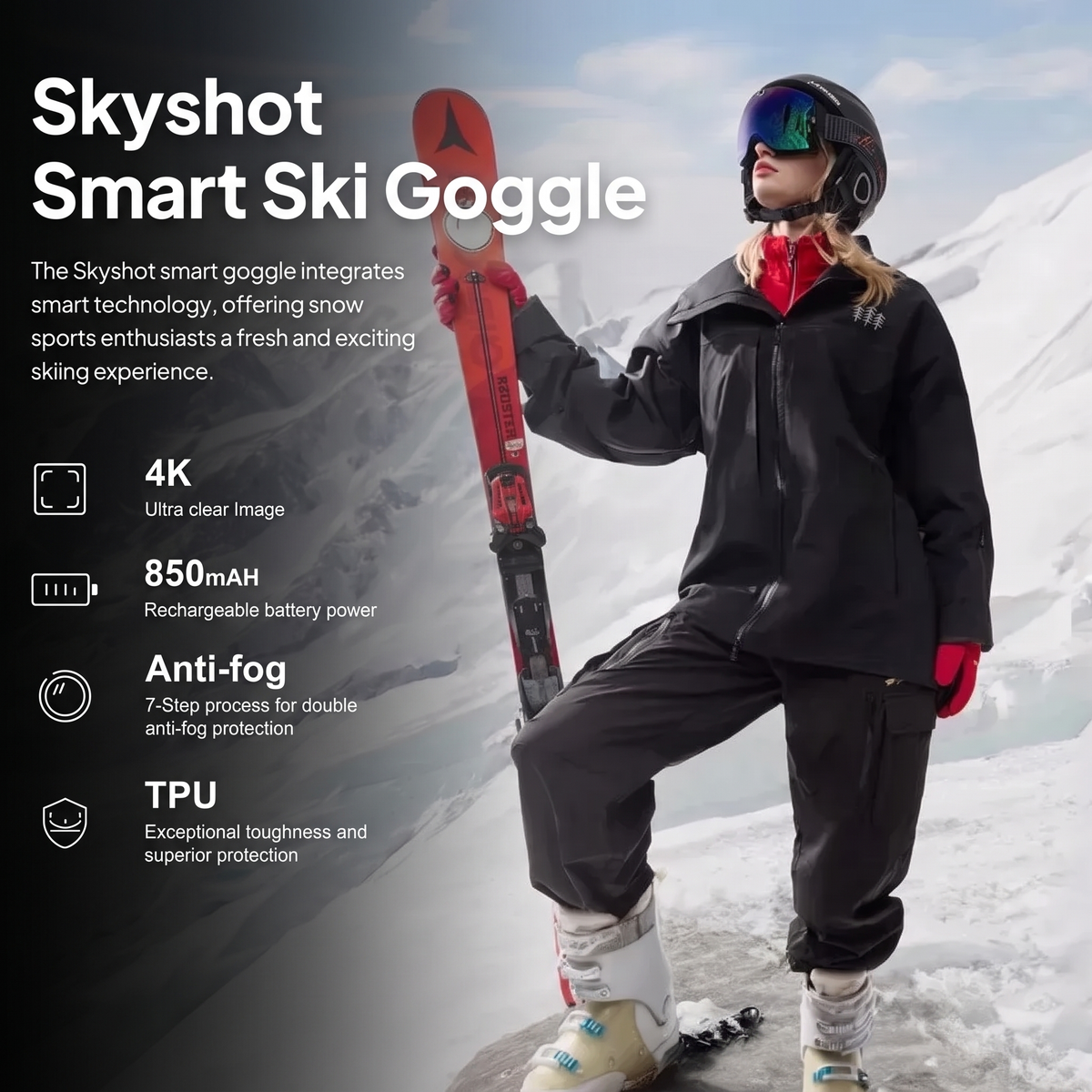 4k POV Camera Goggles
